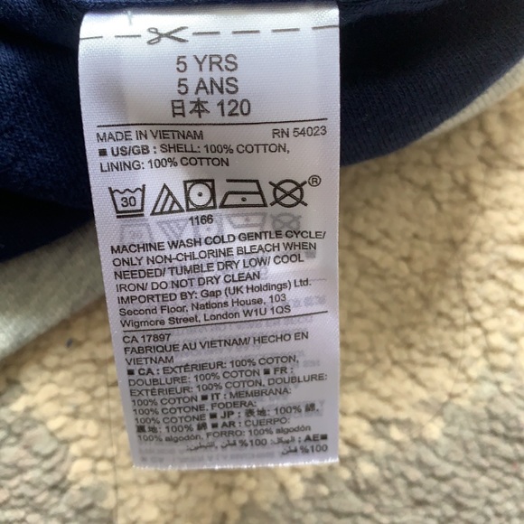 Baby gap light gray blazer - size 5 - Picture 4 of 4